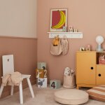Porte manteau mural blanc 5 pat�res