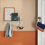 Porte manteau mural gris star