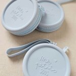 Porte - monnaie silicone bleu