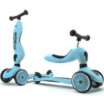 Porteur volutif en trottinette highwaykick 1 bleu