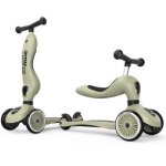 Porteur évolutif en trottinette highwaykick 1 olive Porteur évolutif en trottinette highwaykick 1 olive