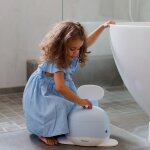 Pot pour b�b� baleine bleu clair