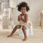 Pot b�b� fauteuil blanc et gris