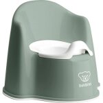 Pot bébé fauteuil vert profond et blanc Pot bébé fauteuil vert profond et blanc
