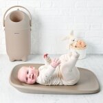 Poubelle � couche dropy taupe