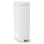 Poubelle à couches platinium blanche Poubelle à couches platinium blanche