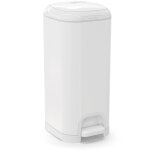 Poubelle � couches select blanche avec recharge - reconditionn�