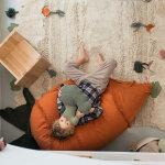 Pouf g�ant cathy la carotte x oli & carol (100 x 55 cm)