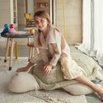 Pouf mrs. turtle (115 x 85 cm)