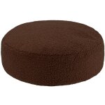 Pouf ottoman warm hazel molletonn�