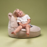 Pouf ours dusty beige