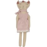 Poupe souple chat rose (20 cm)