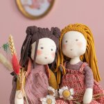 Poup�e souple les rosalies vanille (31 cm)