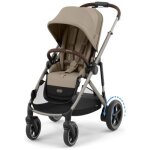 Poussette avec assistance lectrique egazelle s almond beige
