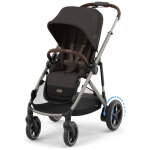 Poussette avec assistance �lectrique egazelle s chocolate brown