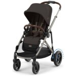 Poussette avec assistance lectrique egazelle s chocolate brown