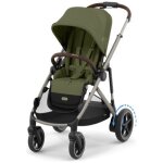 Poussette avec assistance lectrique egazelle s moss green
