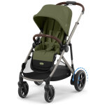 Poussette avec assistance �lectrique egazelle s moss green