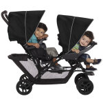 Poussette double stadium duo black grey