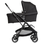 Poussette myavo midnight trio avec si�ge - auto snuglite + nacelle + habillage pluie