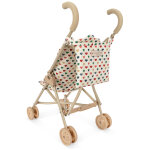 Poussette pour poup�e c?ur color�