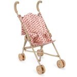 Poussette pour poupe rosie rose