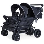 Poussette quadruple noir Poussette quadruple noir