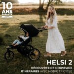 Poussette tout - terrain helsi 2 black