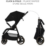 Poussette trig 3 onyx black