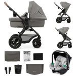 Poussette trio moov 2 moonlight grey