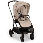 Poussette triv next bicotti effet cuir chocolat