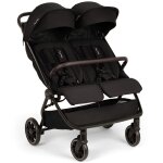 Poussette trvl dubl caviar