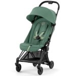 Poussette ultra - compacte coya matt black leaf green