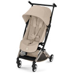 Poussette ultra compacte libelle 2026 ch�ssis taupe almond beige cybex