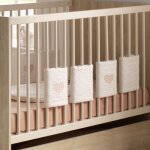 Prot�ge barreaux petit c?ur (pour lits 60 x 120 et 70 x 140 cm)