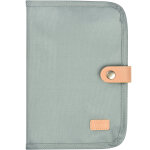 Prot�ge carnet de sant� vert sauge