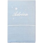 Protge carnet de sant bleu (personnalisable)