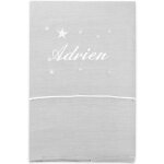 Protge carnet de sant gris (personnalisable)