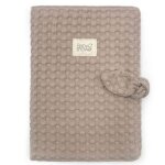 Protge carnet de sant knot gofre latte