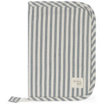 Prot�ge carnet de sant� pralin� rayures matcha