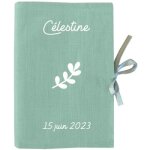 Protège carnet de santé vert d'eau (personnalisable) Protège carnet de santé vert d'eau (personnalisable)