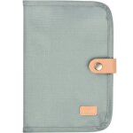 Protge carnet de sant vert sauge