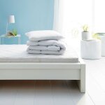 Prot�ge matelas imperm�able cajou blanc (40 x 80 cm)