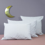 Prot�ge oreiller imperm�able en coton bio blanc (40 x 60 cm)