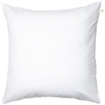 Protge oreiller impermable en coton bio blanc (60 x 60 cm)