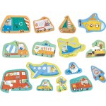 Set de puzzles les moyens de transport