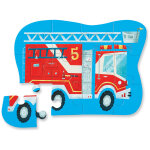 Mini puzzle camion de pompier (12 pi�ces)