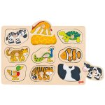 Puzzle � encastrer avec images cach�es