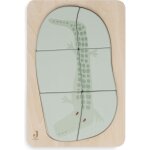 Puzzle en bois jungle jambo croco (6 pi�ces)