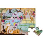 Puzzle tactile une journ�e au zoo (20 pi�ces)